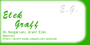 elek graff business card
